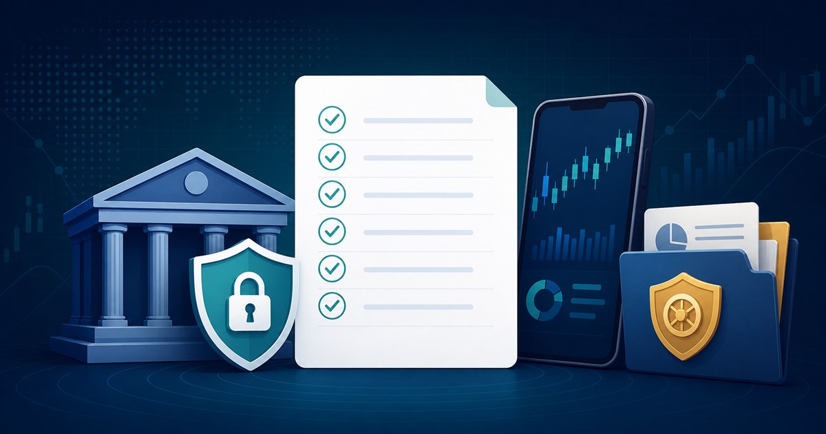 Illustrated checklist for verifying and comparing a PSX stock broker in Pakistan
